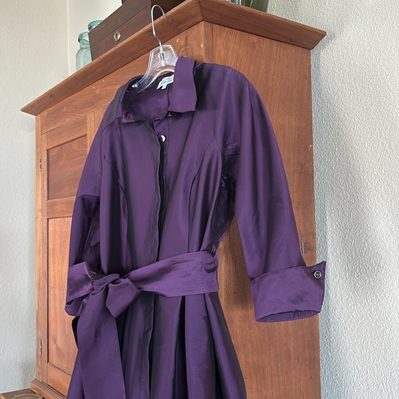 Teri Jon by Rickie Freeman Shirt Waist Gown - Picture 2 of 7